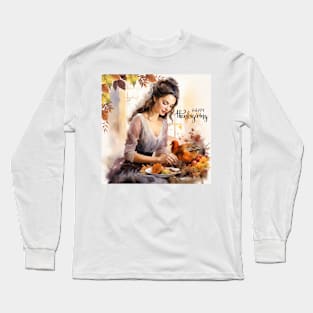 Happy Thanksgiving Day 4 Long Sleeve T-Shirt